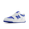 Picture of New Balance Unisex-Adult BB480 V1 Sneaker, White/Cobalt Blue/White, 9.5 - Size: 11 Wide Women/9.5 Men