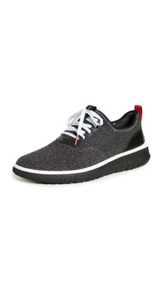 Picture of Cole Haan mens Generation Zerogrand Stitchlite Sneaker, Gray Pinstripe/Black Knit/Barbados Cherry/Black, 9.5 US - Size: 9.5