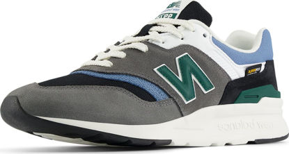 Picture of New Balance Men's 997H V1 Sneaker, Castlerock/Black/Heron Blue, 8 - Size: 8