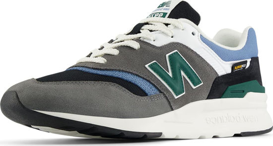 Picture of New Balance Men's 997H V1 Sneaker, Castlerock/Black/Heron Blue, 8 - Size: 8