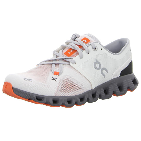Picture of On Men's Cloud X 3 Sneakers, Ivory/Alloy, 14 Medium US - Size: 14