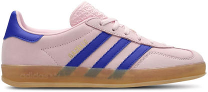 Picture of adidas Originals Gazelle Indoor Womens Sneaker (Clear Pink Lucid Blue, US Footwear Size System, Adult, Women, Numeric, Medium, 6.5) - Size: 6.5