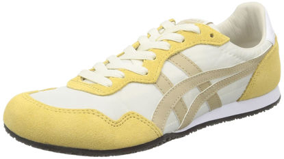 Picture of Onitsuka Tiger Unisex Serrano 1183B400 (Cream/Wood Crepe, US Footwear Size System, Adult, Men, Numeric, Medium, 8.5) - Size: 8.5