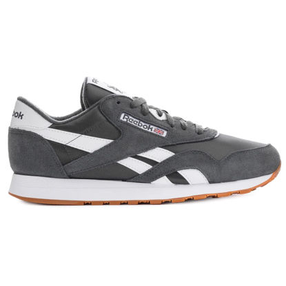 Picture of Reebok Men's Classic Nylon Sneaker, Grey 5/Grey 5/White, 7 - Size: 7