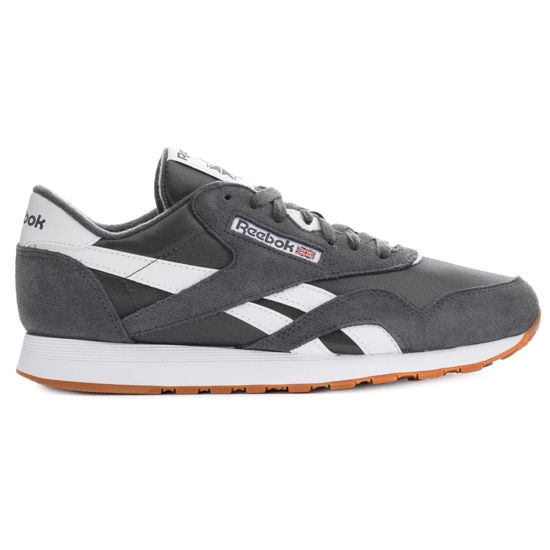 Picture of Reebok Men's Classic Nylon Sneaker, Grey 5/Grey 5/White, 7 - Size: 7