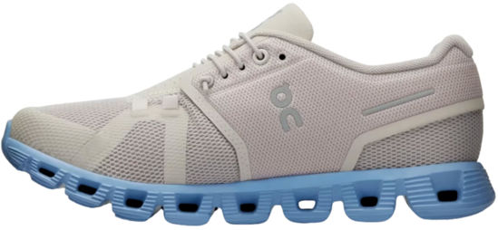 Picture of On Women's Cloud 5 Sneakers, Pearl/Neptune, 7 Medium US - Size: 7
