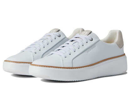 Picture of Cole Haan Women's Grandpro TopSpin Sneaker White/Dove 5.5 B - Medium - Size: 5.5