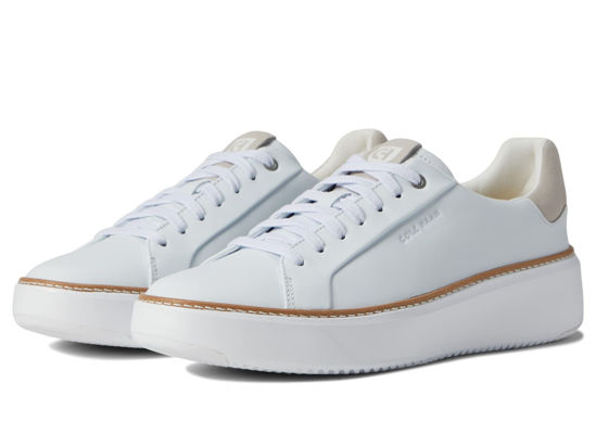 Picture of Cole Haan Women's Grandpro TopSpin Sneaker White/Dove 5.5 B - Medium - Size: 5.5