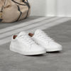 Picture of Taos Plim Soul Lux Women's Sneaker - Soft Premium Leather Lace Up Sneakers with All Day Walking Comfort and Support White Leather 10 (W) US - Size: 10 Wide