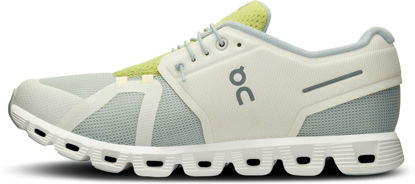 Picture of On Men's Cloud 5 Push Sneakers, Glacier/Zest, 10.5 Medium US - Size: 10.5