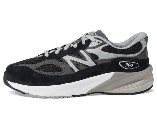 Picture of New Balance Boy's 990 V6 Lace-up Sneaker, Black/Silver, 6 Toddler - Size: 6 Toddler