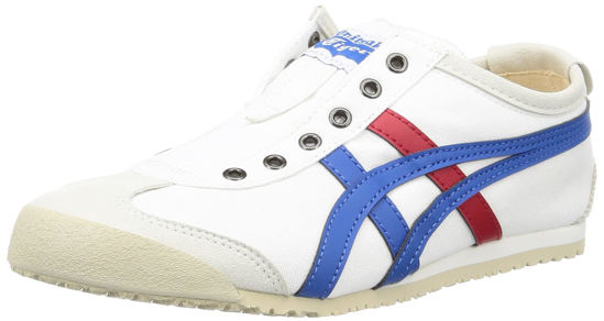 Picture of ASICS Men's Mexico 66 Slip-ON, White/Tricolor, 23 cm - Size: 4.5
