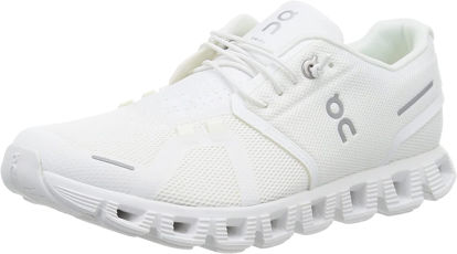 Picture of On Men's Cloud 5 Sneakers, All White, 9 - Size: 9