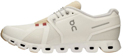 Picture of On Men's Cloud 5 Push Sneakers, Ivory/Savannah, 9.5 Medium US - Size: 9.5