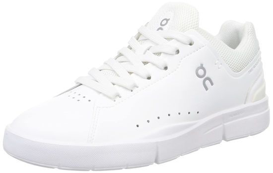 Picture of On Women's The Roger Advantage Sneakers, All White, 5.5 Medium US - Size: 5.5