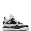 Picture of Air Jordan 4 Retro Big Kids' Shoes (FZ8585-070, Pure Platinum/Black/Sail/Metallic Gold) Size 4 - Size: 4 Big Kid