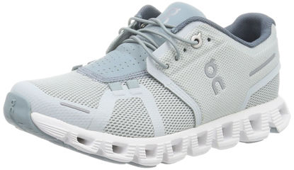 Picture of On Women's Cloud 5 Sneakers, Surf/Cobble, Blue, 5 Medium US - Size: 5