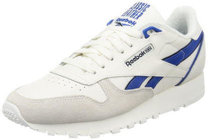 Picture of Reebok Unisex Sneaker, Chalk Vector Blue Vector Navy, 6.5 US Men - Size: 8 Women/6.5 Men