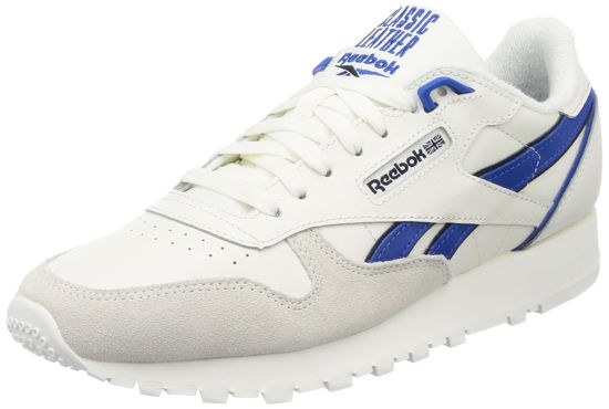 Picture of Reebok Unisex Sneaker, Chalk Vector Blue Vector Navy, 6.5 US Men - Size: 8 Women/6.5 Men
