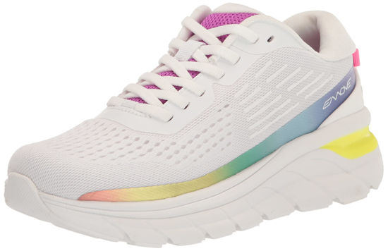 Picture of Easy Spirit Women's MEL11 EMOVE Sneaker, White 140, 8 Wide - Size: 8 Wide
