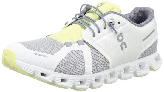 Picture of ON Mens Cloud 5 Push Textile Synthetic Undyed White Glacier Trainers 11.5 US - Size: 11.5