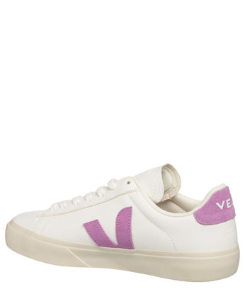 Picture of Veja Women's Campo Sneakers, Extra-White_Mulberry, Off White, Pink, 6 Medium US - Size: 6