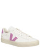 Picture of Veja Women's Campo Sneakers, Extra-White_Mulberry, Off White, Pink, 6 Medium US - Size: 6