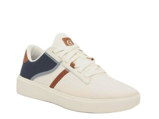 Picture of Cole Haan Men's Grand Crosscourt Winner Sneaker, Ivory/Navy Blazer/Dark Sequoia/Natural Tan, 11.5 - Size: 11.5