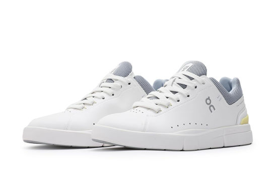 Picture of On Womens The Roger Advantage Textile Synthetic White Nimbus Trainers 7.5 US - Size: 7.5