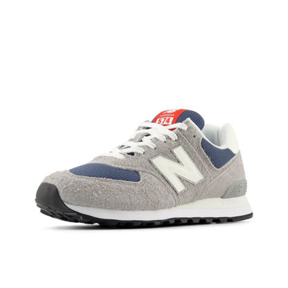 Picture of New Balance Unisex 574 V2 History Sneaker, Shadow Grey/Sea Salt, 13 US Men - Size: 14.5 Wide Women/13 Men