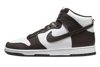 Picture of Nike Mens Dunk Hi Retro BTTYS White/Velvet Brown-White Size 10 - Size: 10