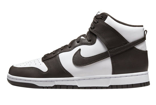 Picture of Nike Mens Dunk Hi Retro BTTYS White/Velvet Brown-White Size 10 - Size: 10