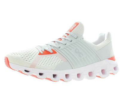 Picture of On Men's Cloudswift Sneakers, White/Flame, 11 Medium US - Size: 11