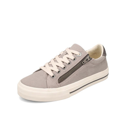 Picture of Taos Footwear Women's Z Soul Grey/Graphite Distressed Sneaker 10.5 (M) US - Size: 10.5