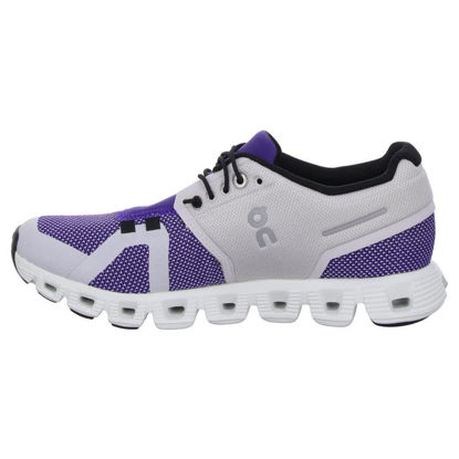 Picture of ON Womens Cloud 5 Combo Textile Synthetic Frost Twilight Trainers 6 US - Size: 6