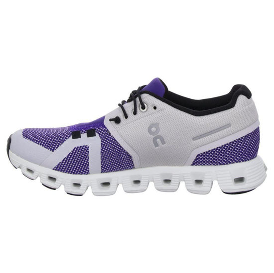 Picture of ON Womens Cloud 5 Combo Textile Synthetic Frost Twilight Trainers 6 US - Size: 6