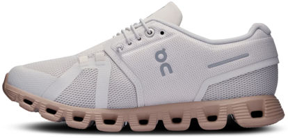 Picture of On Women's Cloud 5 Sneakers, Cream/Brown, 10 Medium US - Size: 10