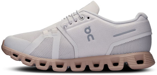 Picture of On Women's Cloud 5 Sneakers, Cream/Brown, 10 Medium US - Size: 10