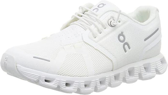 Picture of On Women's Cloud 5 Sneakers, White/White, 6.5 - Size: 6.5