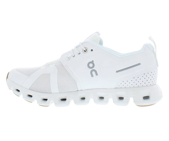 Picture of On Women's Cloud 5 Terry Sneakers, White/Almond, 10.5 Medium US - Size: 10.5