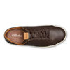 Picture of OLUKAI Lae'ahi Li 'Ili Men's Leather Sneakers, Supple Full-Grain Leather Shoes, Drop-in Heel & All Weather Rubber Soles, Dk Java/Dk Java, 15 - Size: 15