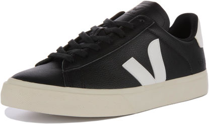 Picture of Veja Women Campo Sneakers Black - White 8 US - Size: 8