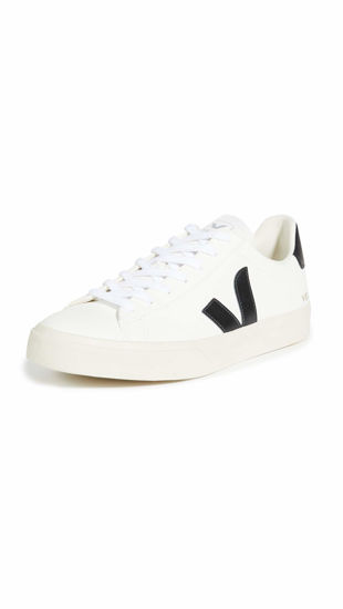 Picture of VEJA Men's Campo Sneaker, Chrome Free/Extra White/Black, 10.5 - Size: 10.5