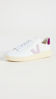Picture of Veja Women's V-12 Sneakers, Extra-White_Parme_Magenta, 7 Medium US - Size: 7