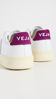 Picture of Veja Women's V-12 Sneakers, Extra-White_Parme_Magenta, 7 Medium US - Size: 7