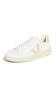 Picture of Veja Men's V-12 Leather Sneakers, Extra White/Sable, 11.5 Medium US - Size: 11.5