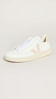 Picture of Veja Men's V-12 Leather Sneakers, Extra White/Sable, 11.5 Medium US - Size: 11.5
