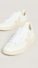 Picture of Veja Men's V-12 Leather Sneakers, Extra White/Sable, 11.5 Medium US - Size: 11.5