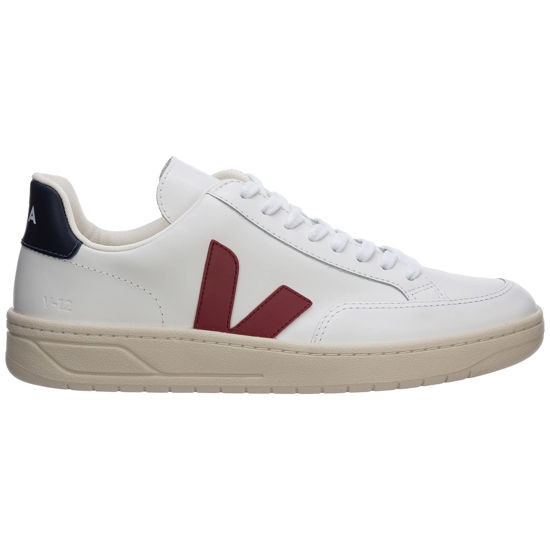 Picture of Veja Men V-12 Sneakers White - Marsala - Nautico 8 US - Size: 8