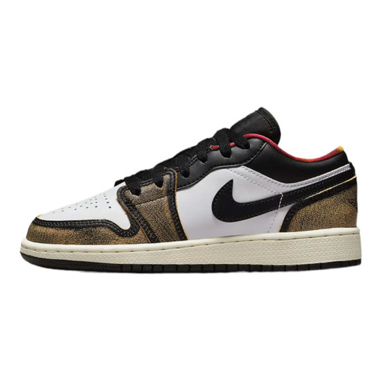 Picture of Jordan 1 Low Grade School Black/White Onyx-White-SailDQ8421-001 5.5Y - Size: 5.5 Big Kid